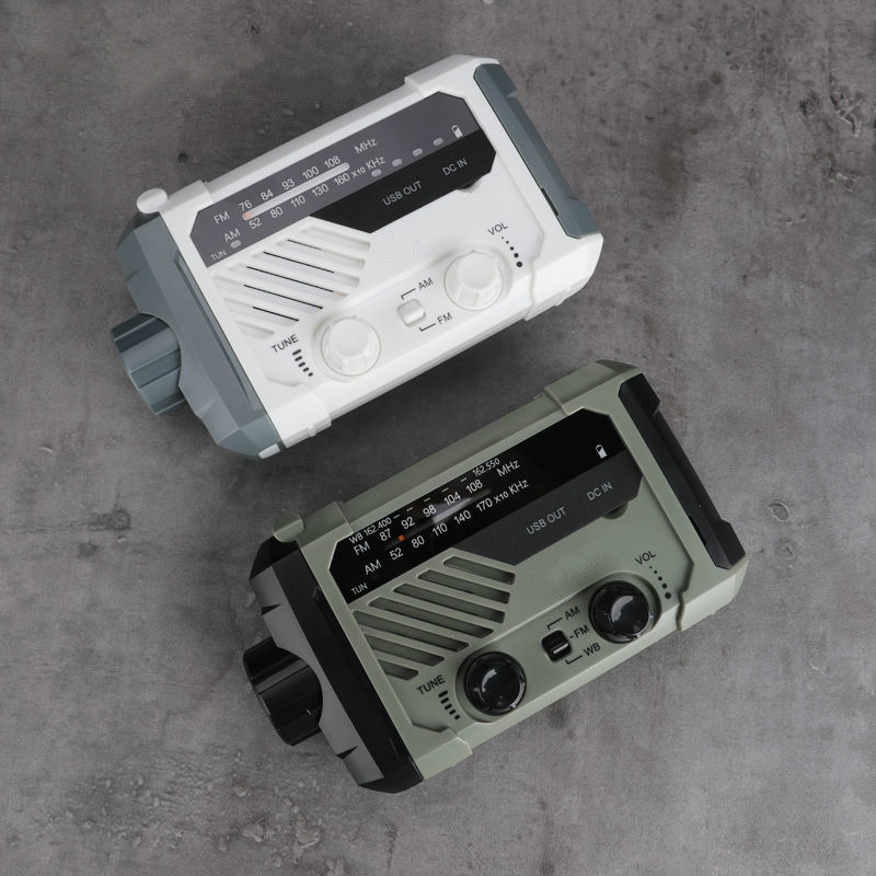 Hand Crank Portable Solar Emergency Radio Flashlight - Sojourn Survival