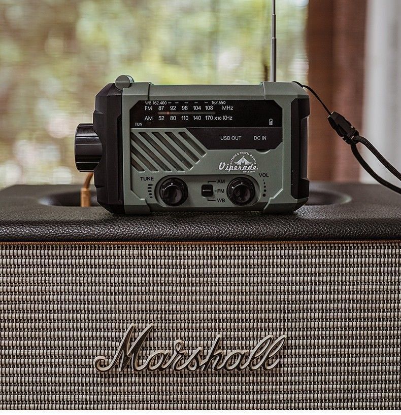 Hand Crank Portable Solar Emergency Radio Flashlight - Sojourn Survival