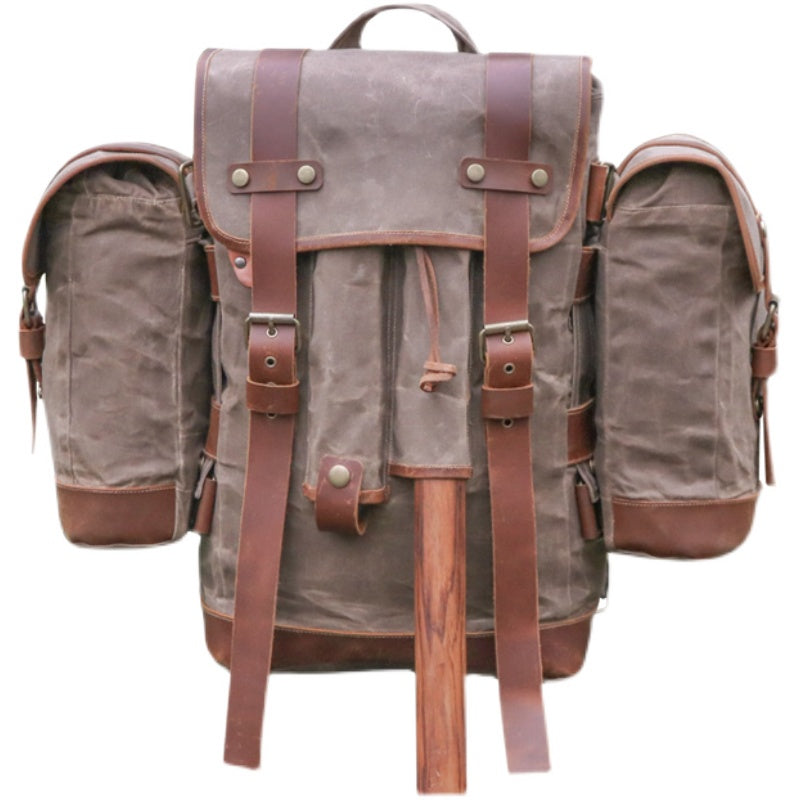 Oil Wax Canvas Modular Explorer Backpack - Sojourn Survival