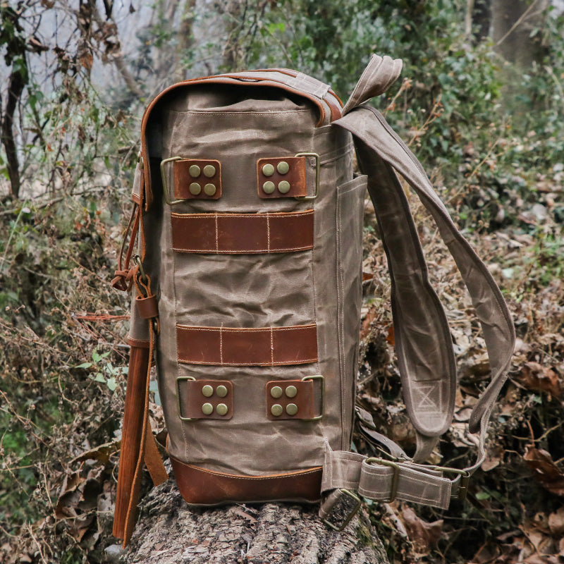 Oil Wax Canvas Modular Explorer Backpack - Sojourn Survival