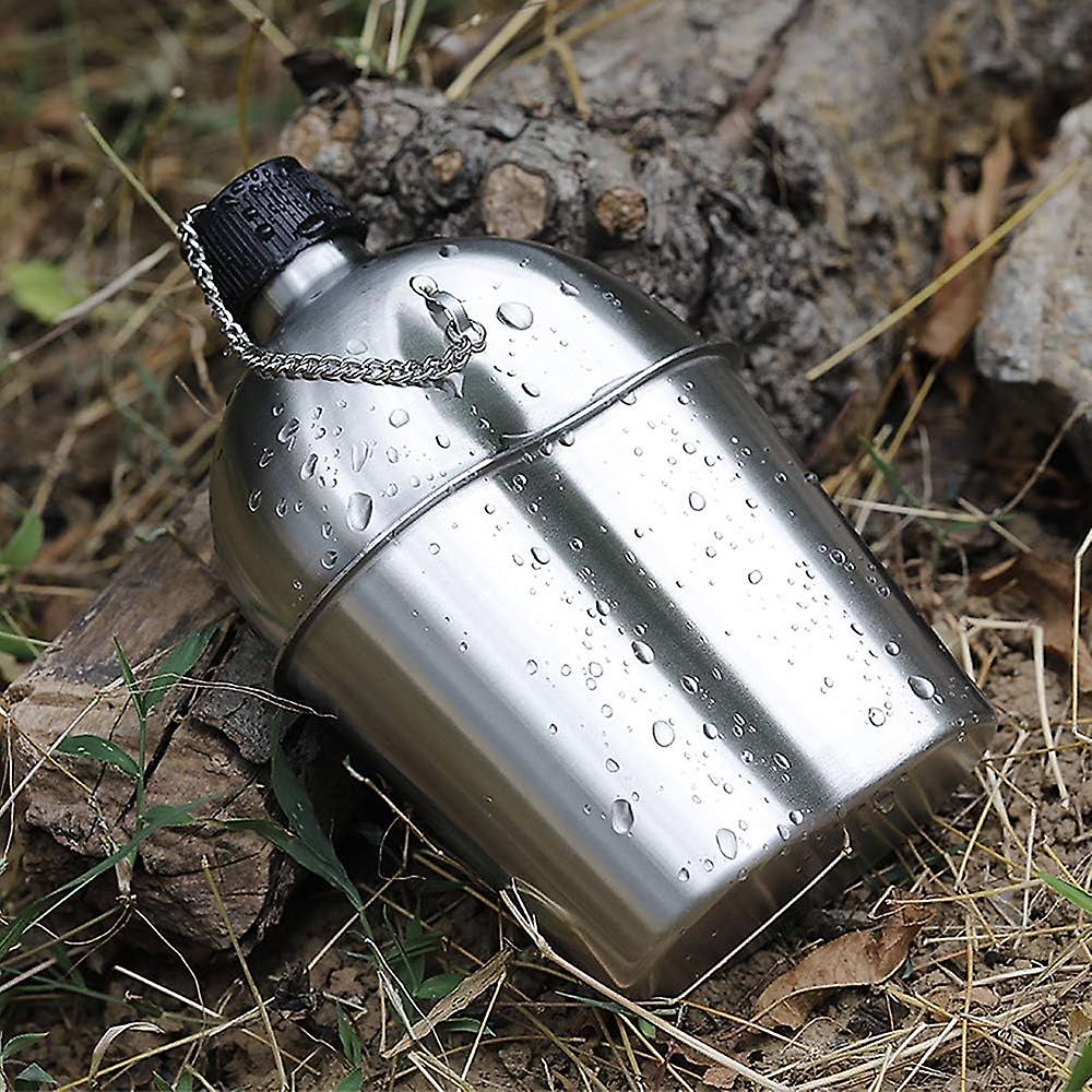 1L Stainless Steel Military Canteen - Sojourn Survival